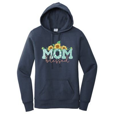 Blessed Mom Sunflower Cute Women's Pullover Hoodie