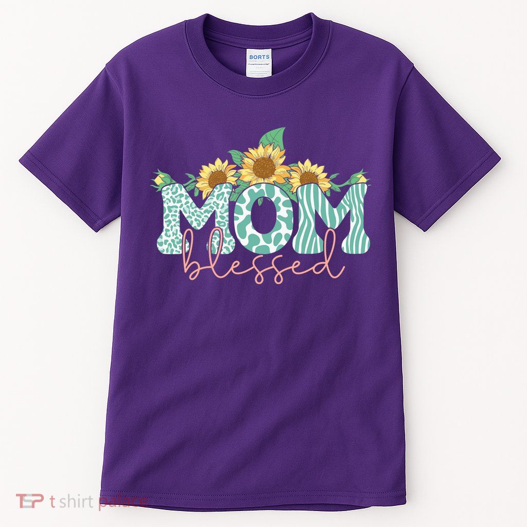 Blessed Mom Sunflower Cute Tall T-Shirt