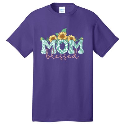 Blessed Mom Sunflower Cute Tall T-Shirt