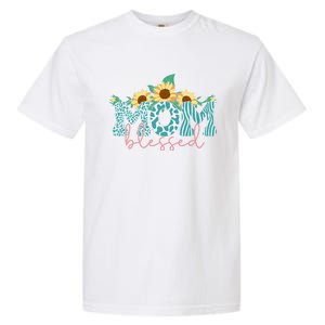 Blessed Mom Sunflower Cute Garment-Dyed Heavyweight T-Shirt