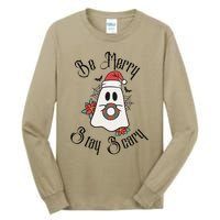 Be Merry Stay Scary Tall Long Sleeve T-Shirt