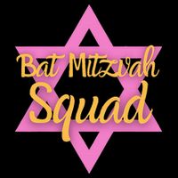 Bat Mitzvah Squad Girl Jewish Star Of David 13 Years Old Zip Tote Bag