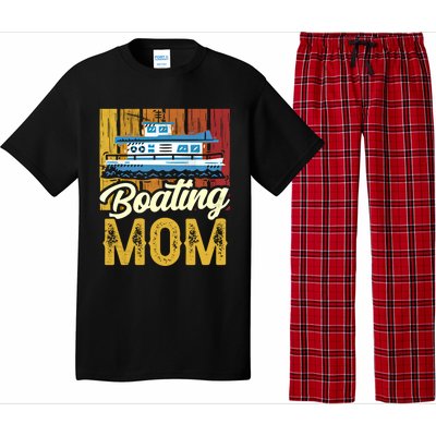 Boating Mom Ship Captain Boat Yacht Mother Mommy Mama Gift Pajama Set