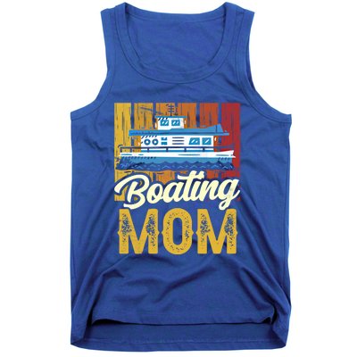 Boating Mom Ship Captain Boat Yacht Mother Mommy Mama Gift Tank Top