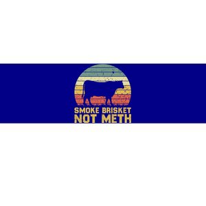 Bbq Master Smoking Dad Fathers Day Smoke Brisket Not Meth Gift Bumper Sticker