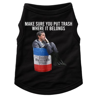 Beto Make Sure You Put Trash Where It Belongs Doggie Tank