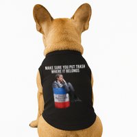 Beto Make Sure You Put Trash Where It Belongs Doggie Tank
