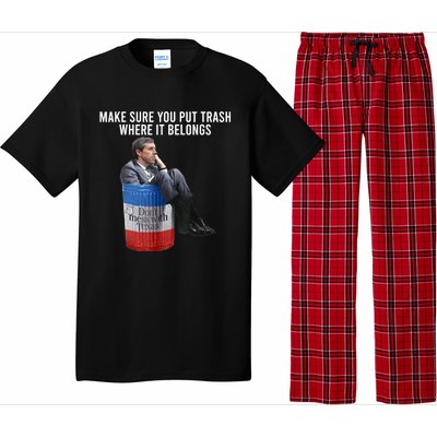 Beto Make Sure You Put Trash Where It Belongs Pajama Set