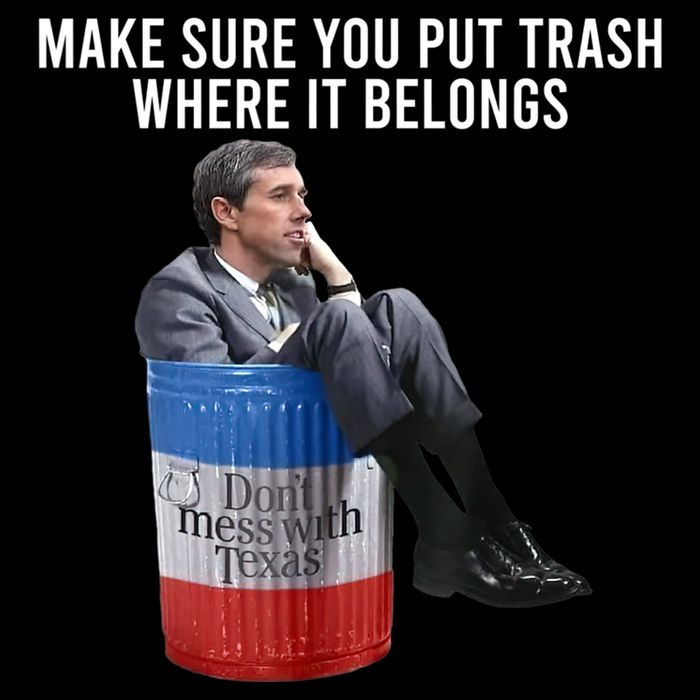 Beto Make Sure You Put Trash Where It Belongs Youth Performance Sprint T-Shirt