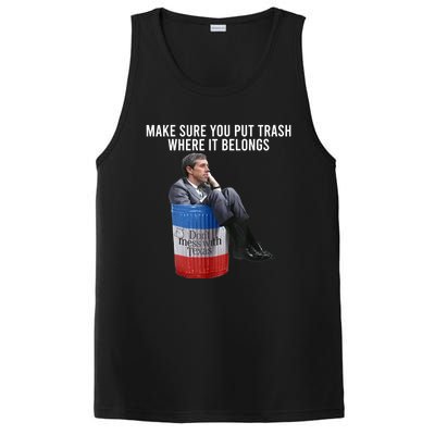 Beto Make Sure You Put Trash Where It Belongs PosiCharge Competitor Tank