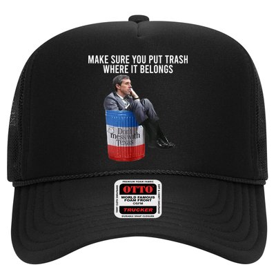 Beto Make Sure You Put Trash Where It Belongs Trucker Hat