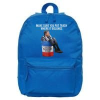 Beto Make Sure You Put Trash Where It Belongs 16 in Basic Backpack