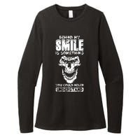 Behind My Smile Never Understand Depression Awareness Womens CVC Long Sleeve Shirt