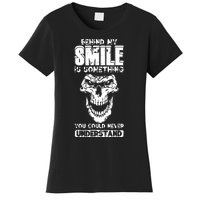 Behind My Smile Never Understand Depression Awareness Women's T-Shirt