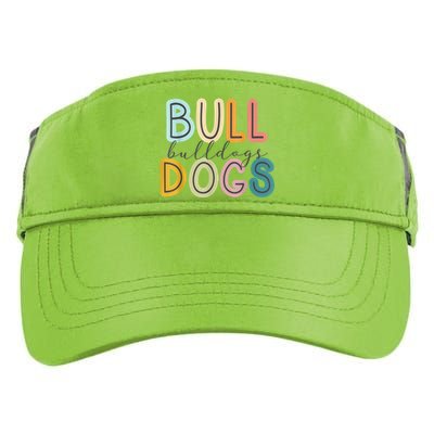 Bulldogs Mascot School Spirit Sports Cheer Fan Team Gift Adult Drive Performance Visor