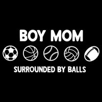 Boy Mom Surrounded By Balls Meaningful Gift Doggie Tank
