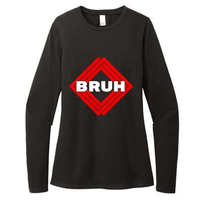 Bruh Meme Slang Boy Girl Teens Gen Z Meme Bruh Womens CVC Long Sleeve Shirt