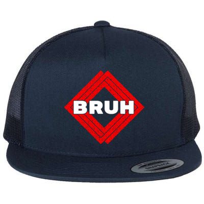 Bruh Meme Slang Boy Girl Teens Gen Z Meme Bruh Flat Bill Trucker Hat