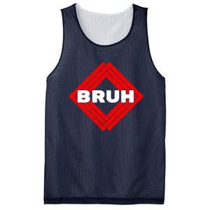 Bruh Meme Slang Boy Girl Teens Gen Z Meme Bruh Mesh Reversible Basketball Jersey Tank