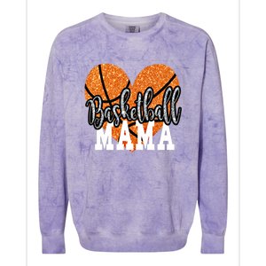 Basketball Mama Sports Mom Gift Colorblast Crewneck Sweatshirt