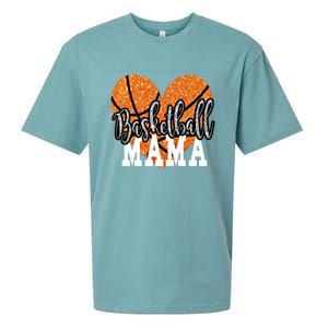 Basketball Mama Sports Mom Gift Sueded Cloud Jersey T-Shirt