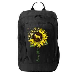 Boxer Mom Sunflower Boxer Dog Gifts Dog Mom Mama City Backpack