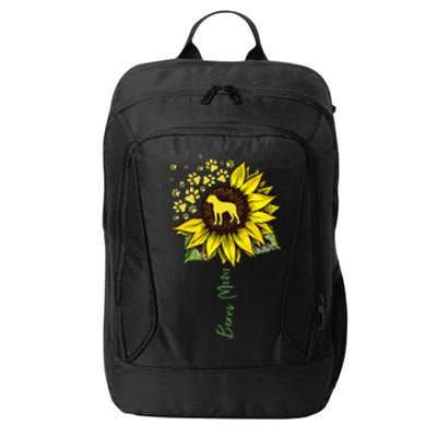 Boxer Mom Sunflower Boxer Dog Gifts Dog Mom Mama City Backpack