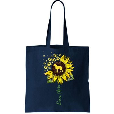 Boxer Mom Sunflower Boxer Dog Gifts Dog Mom Mama Tote Bag