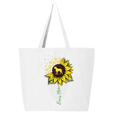 Boxer Mom Sunflower Boxer Dog Gifts Dog Mom Mama 25L Jumbo Tote