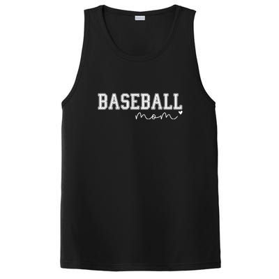 Baseball Mom Sport Gift For Mother's Day PosiCharge Competitor Tank