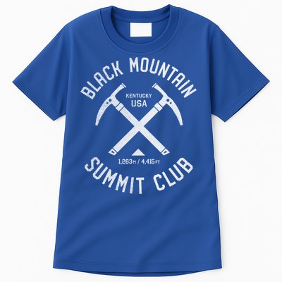 Black Mountain Summit Club I Climbed Black Mountain Kentucky Gift Tall T-Shirt