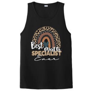 Best Math Specialist Ever Boho Rainbow Teacher Appreciation Cool Gift PosiCharge Competitor Tank