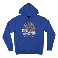 Best Math Specialist Ever Boho Rainbow Teacher Appreciation Cool Gift Tall Hoodie