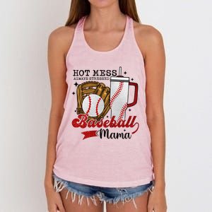 Baseball Mama Sport Mom Women Mothers Day 2024 Women's Knotted Racerback Tank