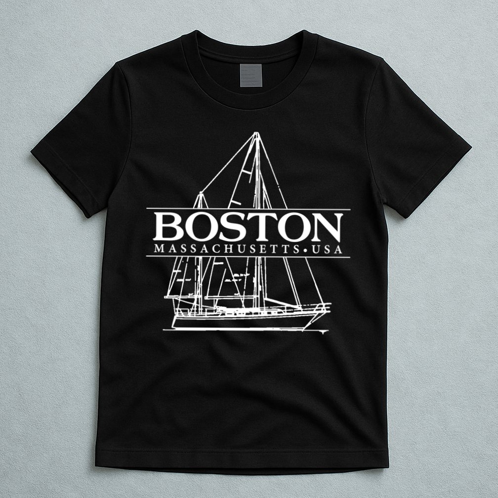 Boston Massachusetts Souvenir Sailing Great Gift T-Shirt
