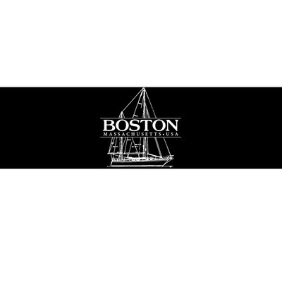 Boston Massachusetts Souvenir Sailing Great Gift Bumper Sticker