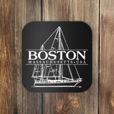 Boston Massachusetts Souvenir Sailing Great Gift Coaster