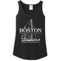 Boston Massachusetts Souvenir Sailing Great Gift Ladies Essential Tank