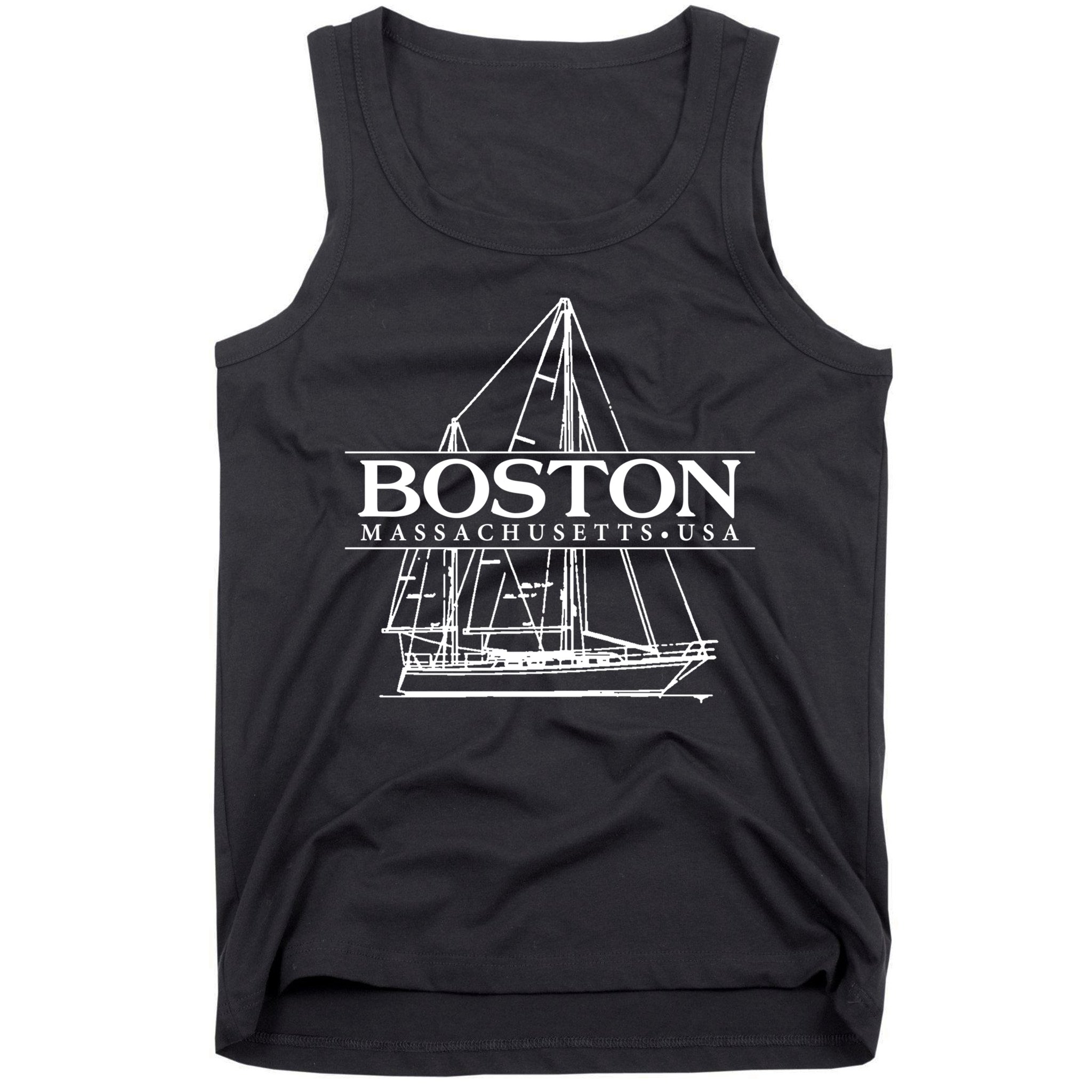 Boston Massachusetts Souvenir Sailing Great Gift Tank Top