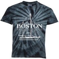 Boston Massachusetts Souvenir Sailing Great Gift Kids Tie-Dye T-Shirt