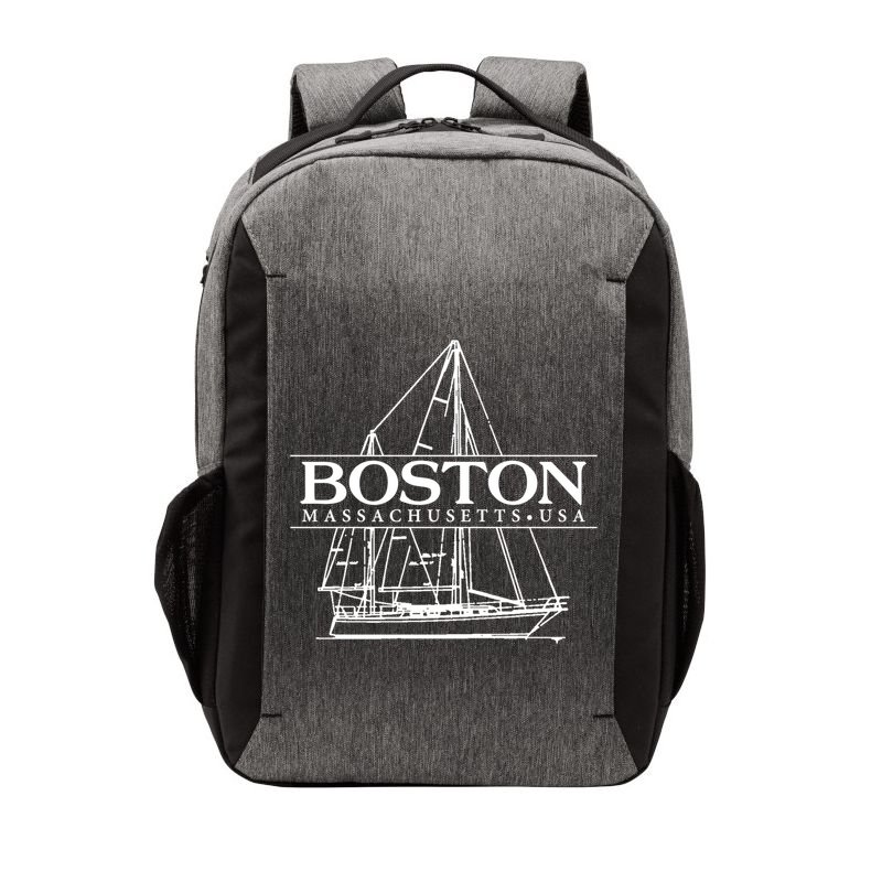 Boston Massachusetts Souvenir Sailing Great Gift Vector Backpack
