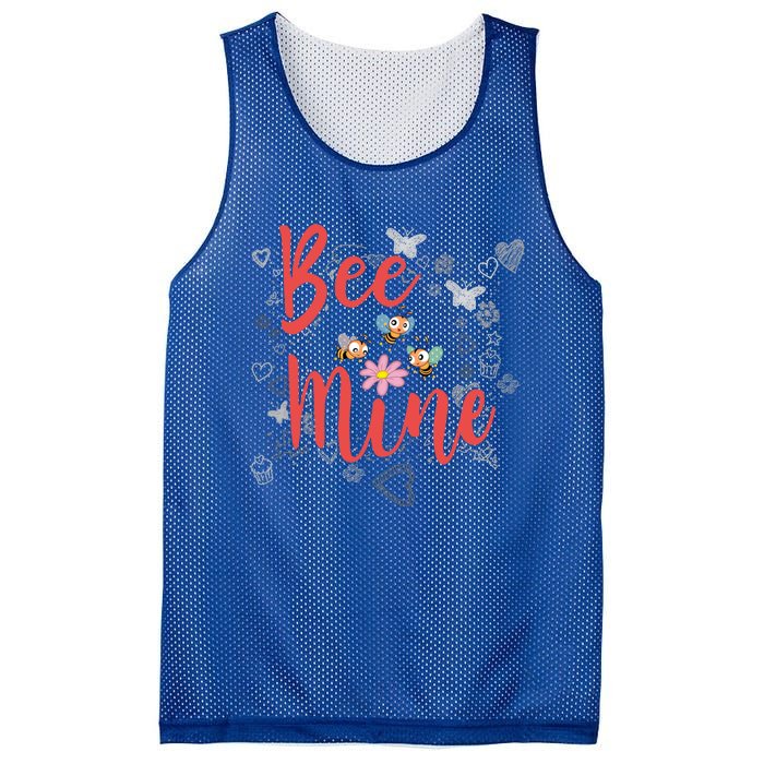 Bee Mine Sweethearts Friends Friends Valentines Day Gift Mesh Reversible Basketball Jersey Tank