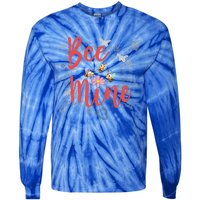 Bee Mine Sweethearts Friends Friends Valentines Day Gift Tie-Dye Long Sleeve Shirt