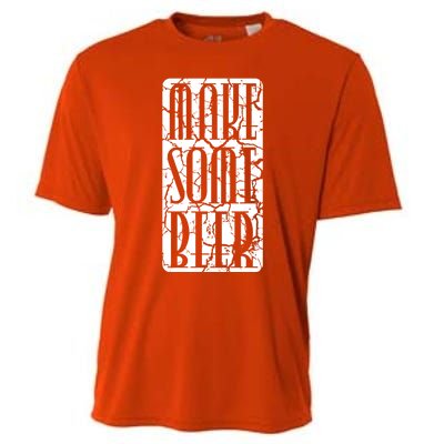 Brewing Make Some Beer Gift Cooling Performance Crew T-Shirt