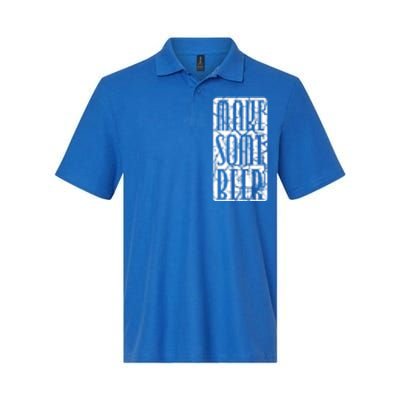 Brewing Make Some Beer Gift Softstyle Adult Sport Polo