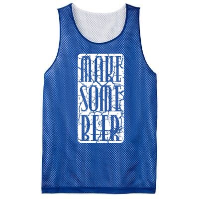 Brewing Make Some Beer Gift Mesh Reversible Basketball Jersey Tank