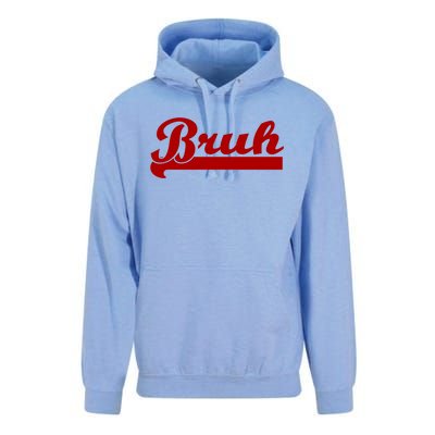 Bruh Meme Saying Funny Brother Greeting Unisex Surf Hoodie