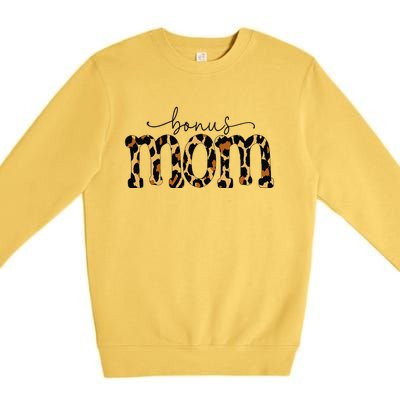 Bonus Mom Stepmom Bonus Mama Step Mama Mother's Day Present Premium Crewneck Sweatshirt