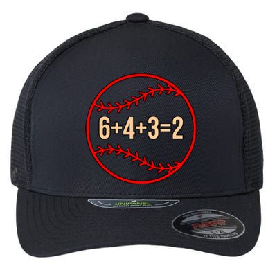 Baseball Math Sports Player Lover Coach Graphic Gift Flexfit Unipanel Trucker Cap