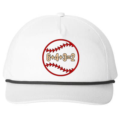 Baseball Math Sports Player Lover Coach Graphic Gift Snapback Five-Panel Rope Hat